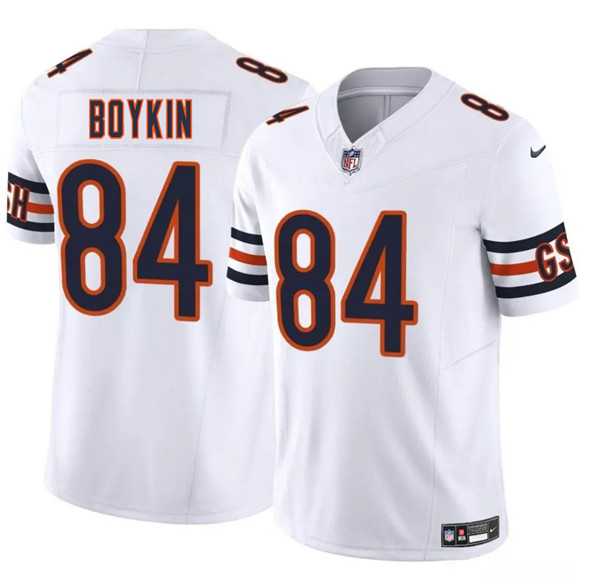Men & Women & Youth Chicago Bears #84 Miles Boykin White 2025 F.U.S.E. Vapor Untouchable Limited Stitched Jersey,We sell and wholesale Men & Women & Youth Chicago Bears #84 Miles Boykin White 2025 F.U.S.E. Vapor Untouchable Limited Stitched Jersey on line form chian!